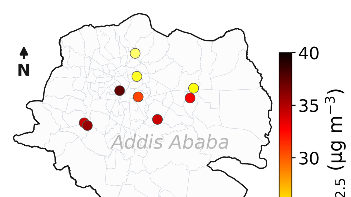Mapping Air Pollution With MAIA Sensors in Addis Ababa (PIA26694)